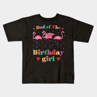 Dad of the birthday Girl Kids T-Shirt